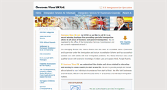 Desktop Screenshot of overseasvisasuk.net